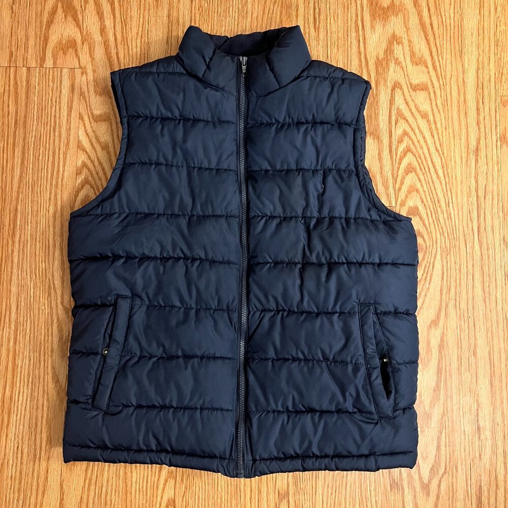 Navy Blue Gap Men's Puffer Vest Size M